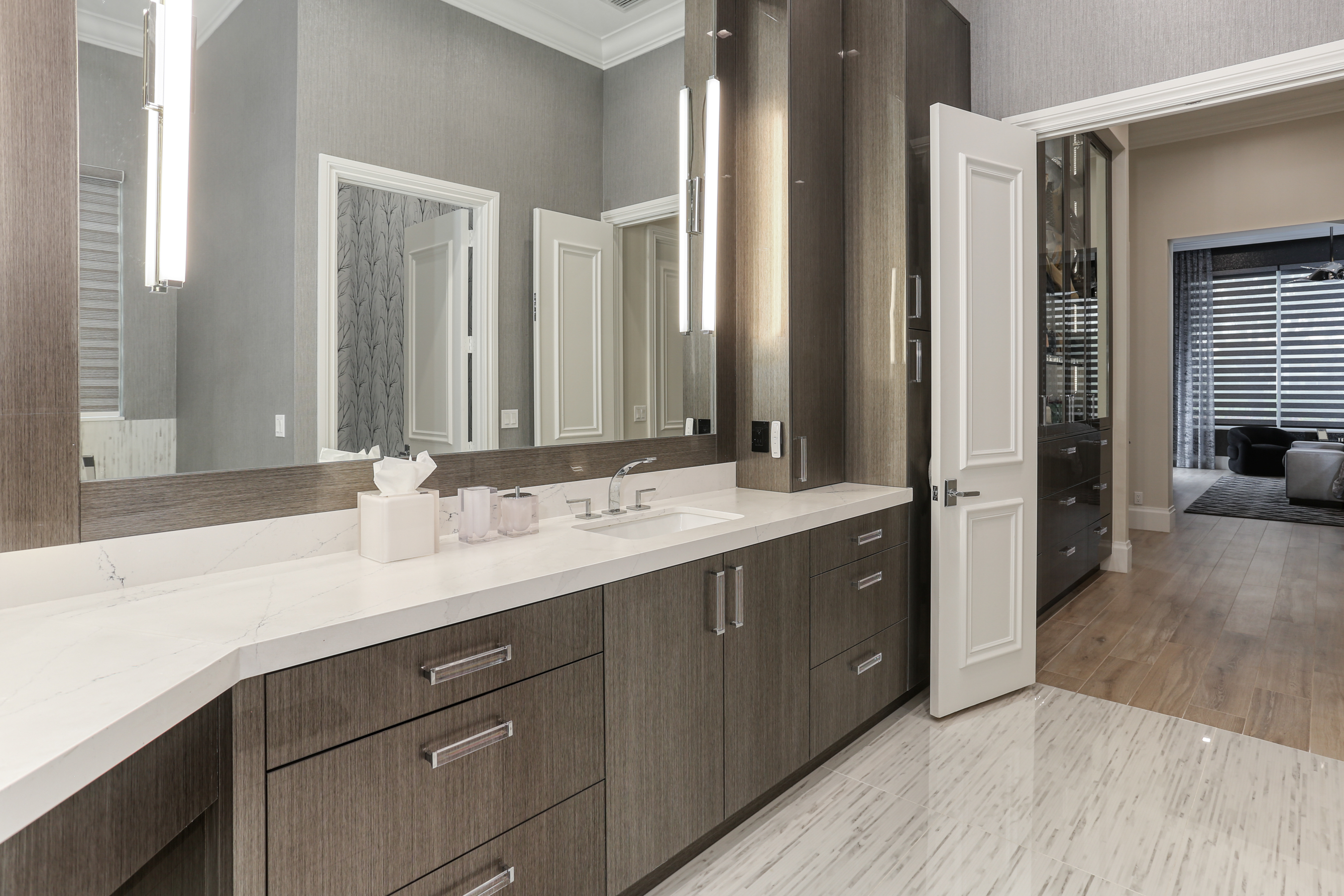 Bathroom vanity detail
